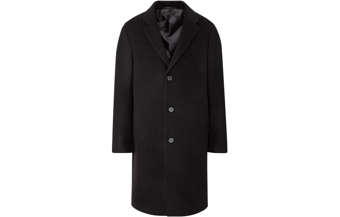 

Мужское пальто UNIQLO, цвет Black