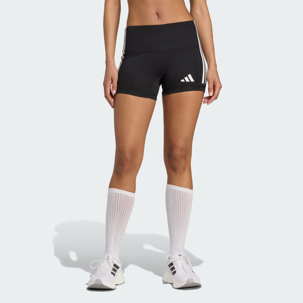 

Тайтсы Adidas 3-Stripes Volleyball Shorts, черный