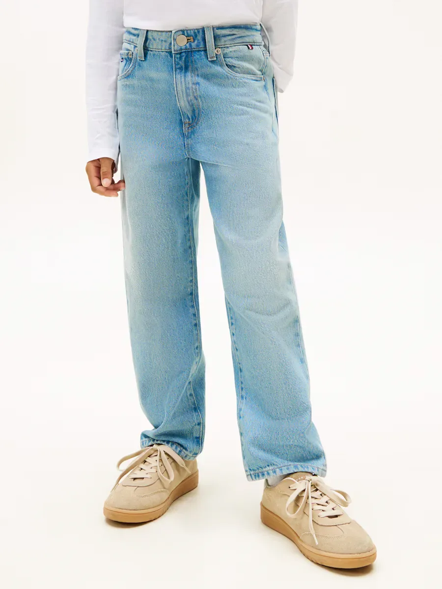 Детские джинсы фасона baggy Tommy Hilfiger, синий — фото 2