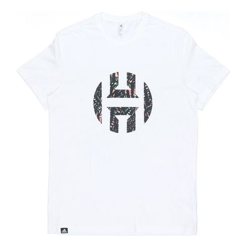 

Футболка adidas Harden Logo Tee Basketball Sports Short-sleeve Tee Men White FM4787, белый