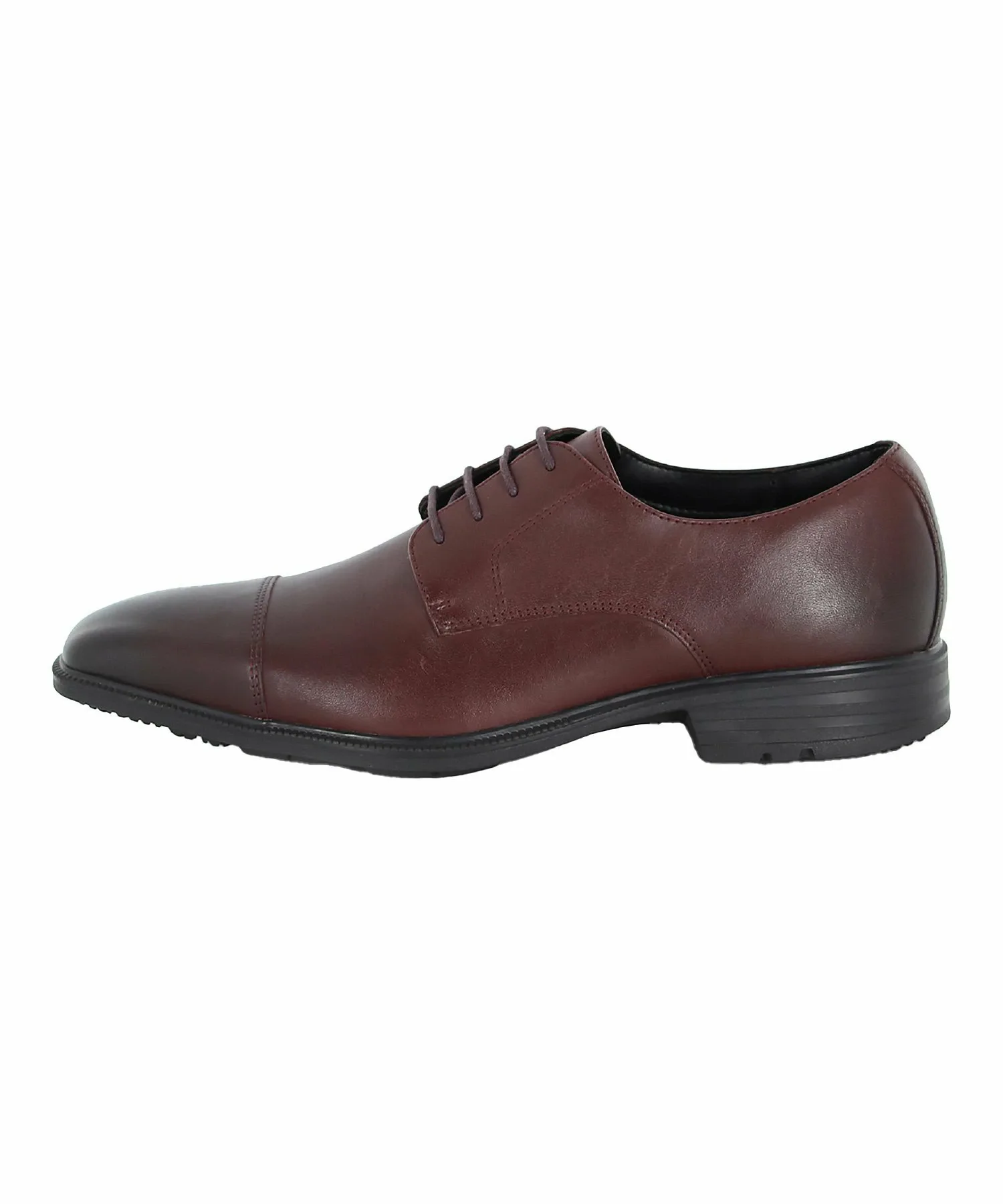 Мужские кожаные туфли MoonStar SPH4613SN с нескользящей подошвой. Balance Works, Dark brown — фото 4