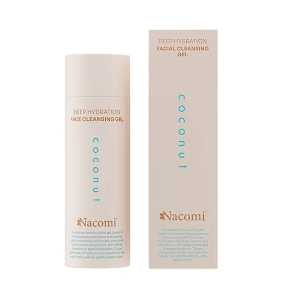 

Увлажняющий очищающий гель Coconut Nacomi, 140 ml