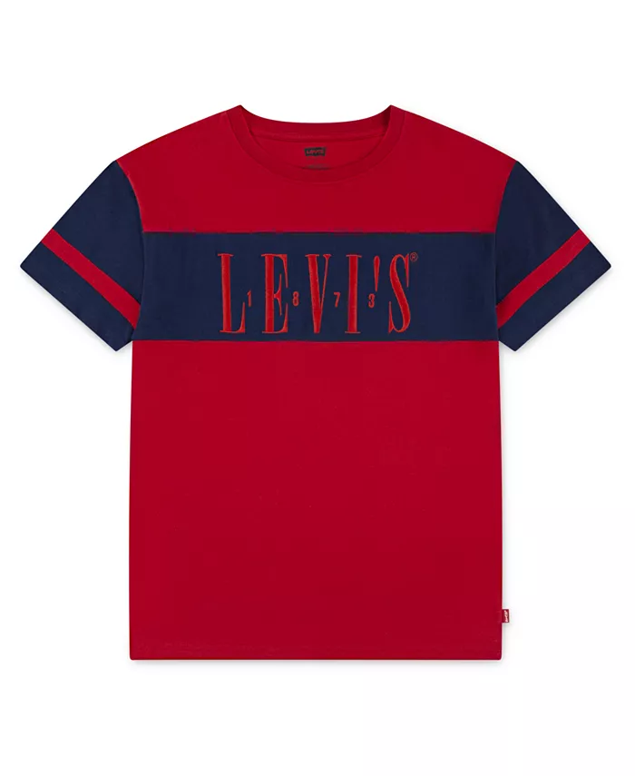 

Футболка Big Boys Sporty Colorblock Levi's, красный