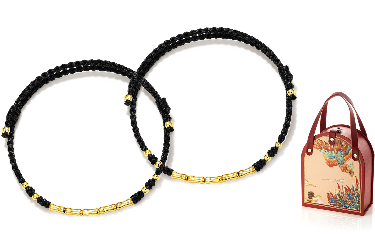 

Плетеный браслет из ниток Jodie&Kevin унисекс Jodie＆Kevin, черный