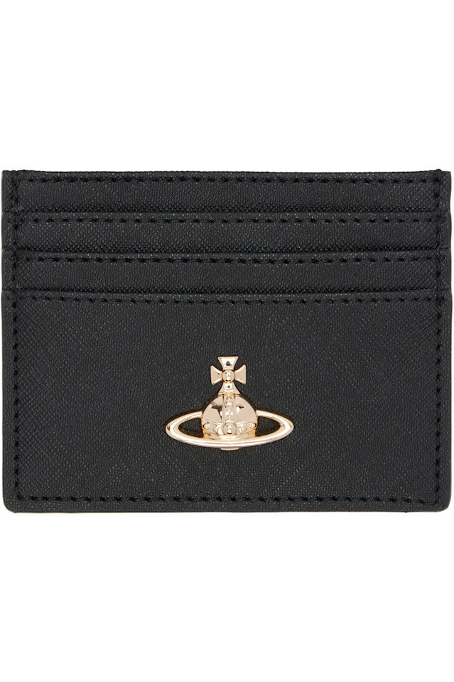 

Vivienne Westwood Черный плоский держатель для карт