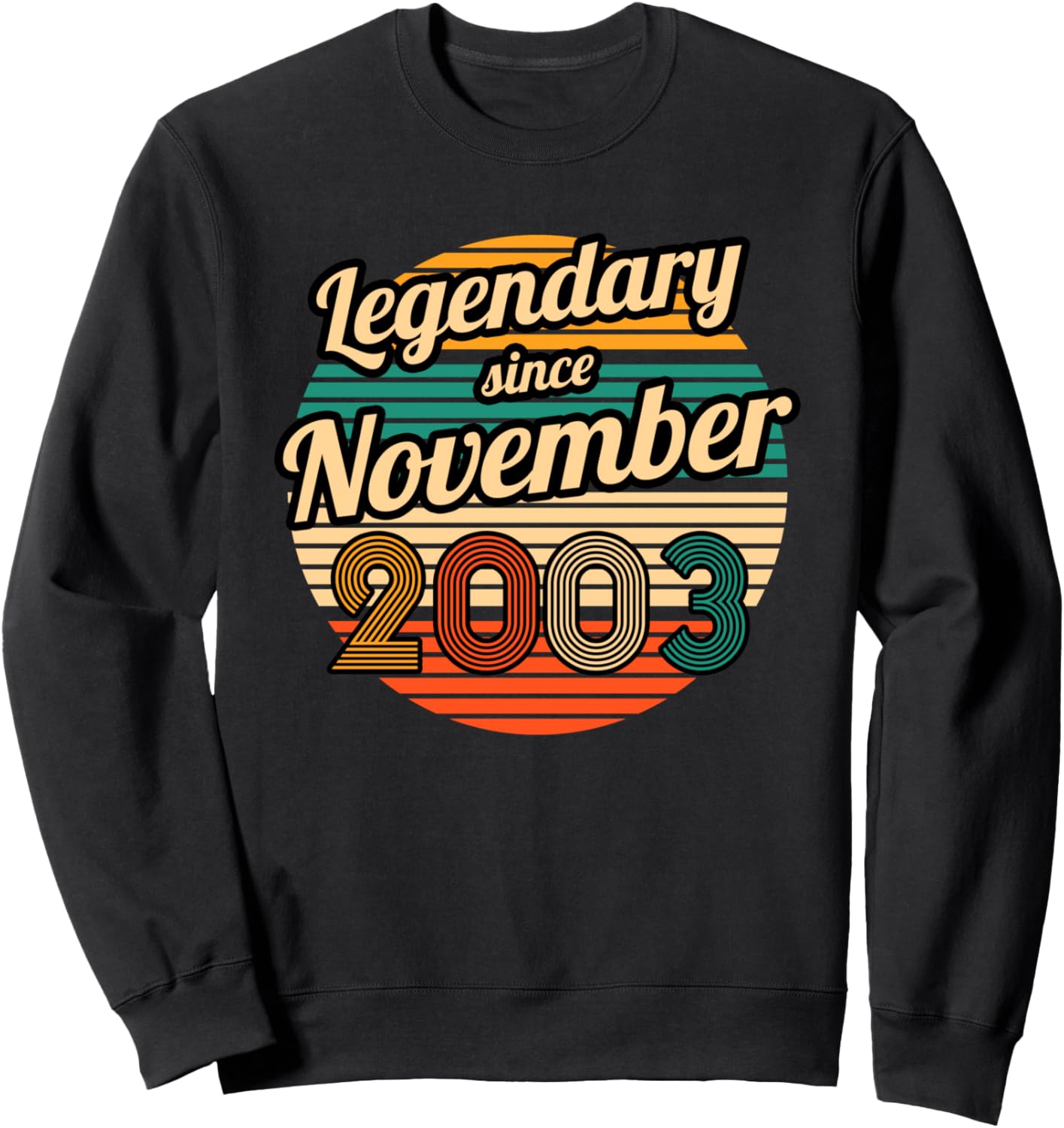 

Легендарная мужская толстовка с ноября 2003 года. 20-летие бренда 20 Years Birthday Vintage Gift Ideas, черный