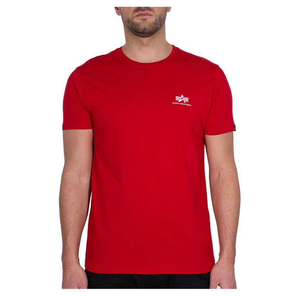 

Футболка Alpha Industries Basic Small Logo, красный