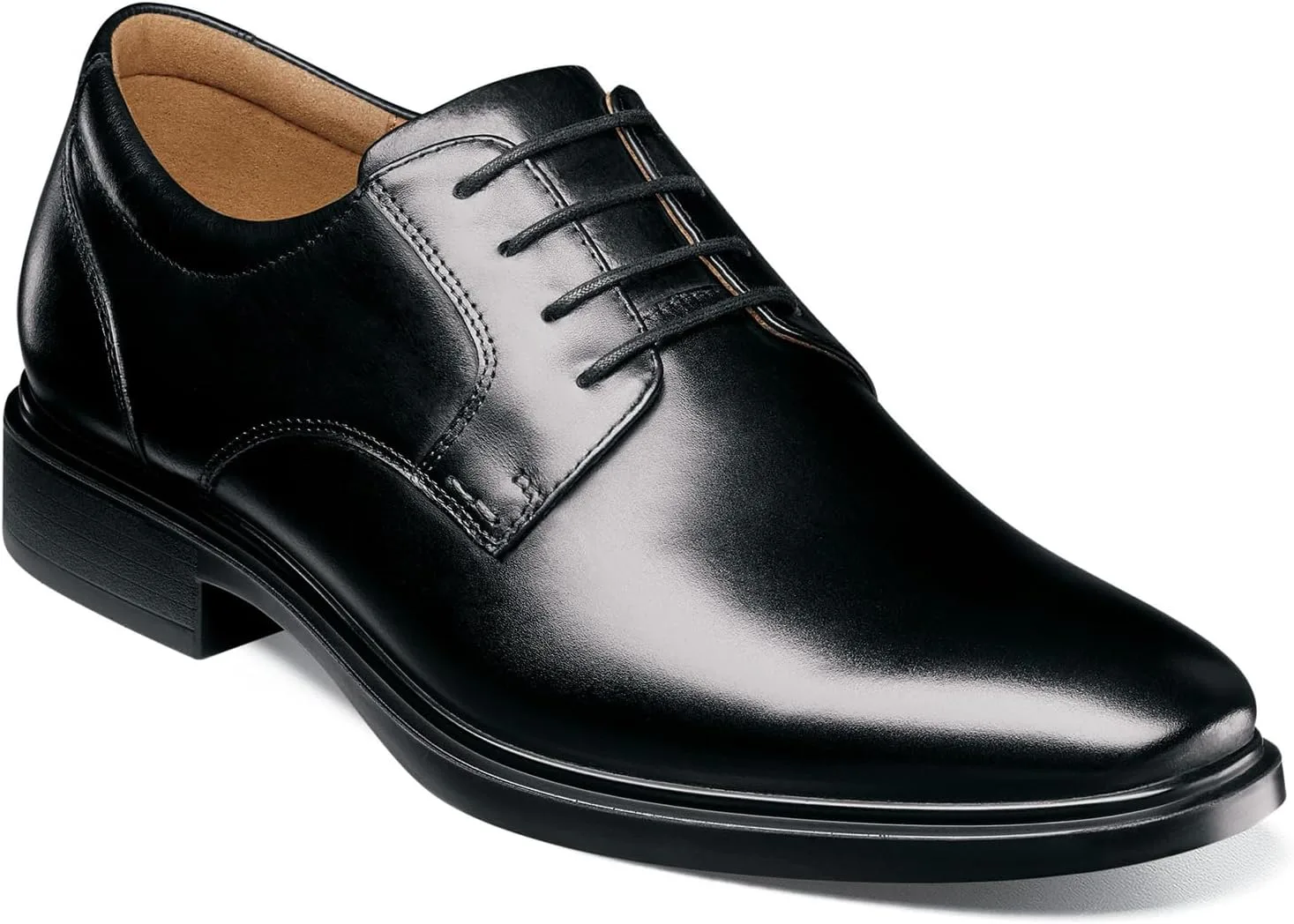 Мужские водонепроницаемые кроссовки Oxford Florsheim с гладким носом, черный