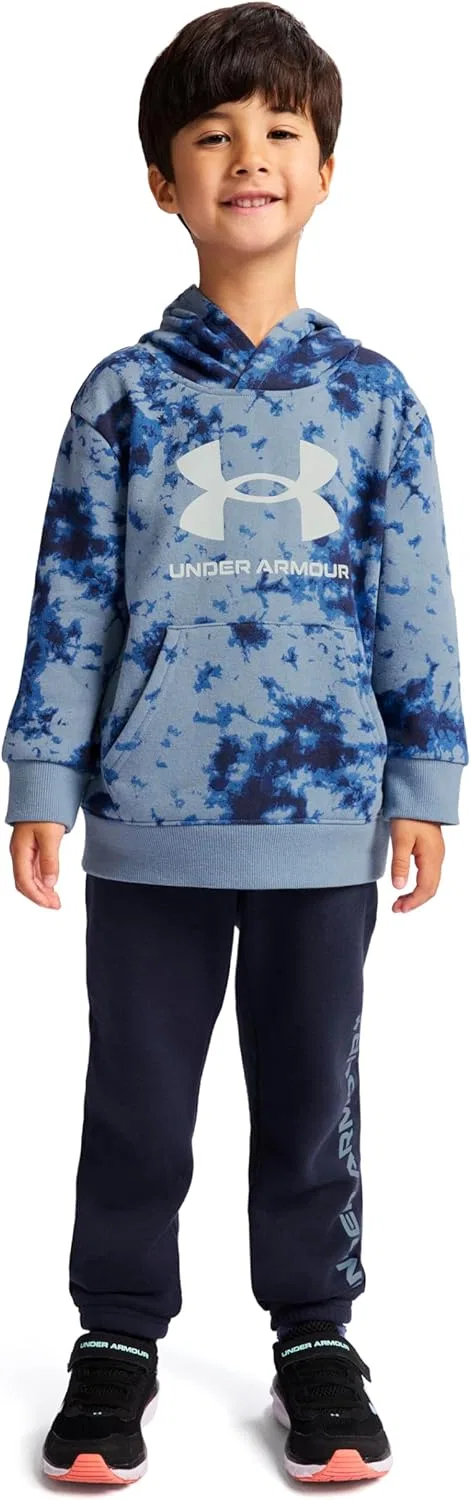 Детский костюм из худи и штанов Under Armour, Blue Smoke Aop — фото 4
