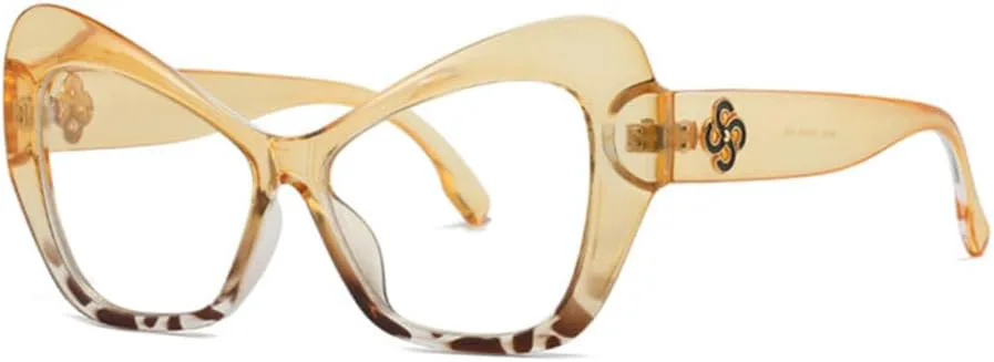 

Солнцезащитные очки «кошачий глаз» для женщин, винтажные солнцезащитные очки с леопардовым принтом для мужчин, очки с защитой от УФ-излучения UV400 VFDHN, C12