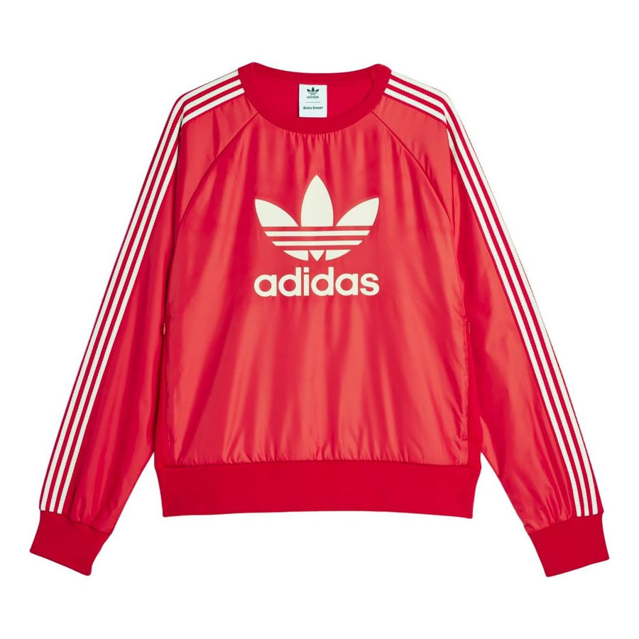 

Джерси adidas x Wales Bonner Nylon Crew Jersey 'Better Scarlet', красный