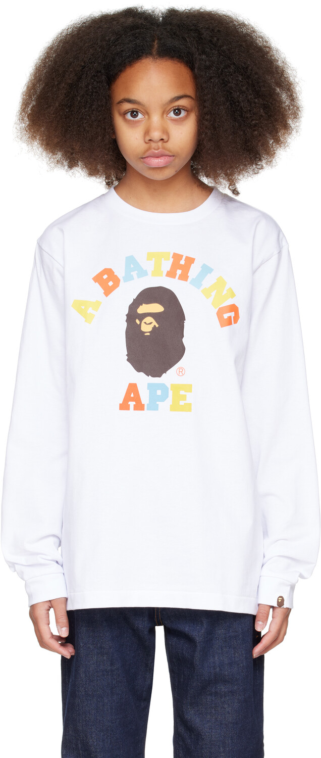 

Футболка детская с логотипом Multi L/S BAPE