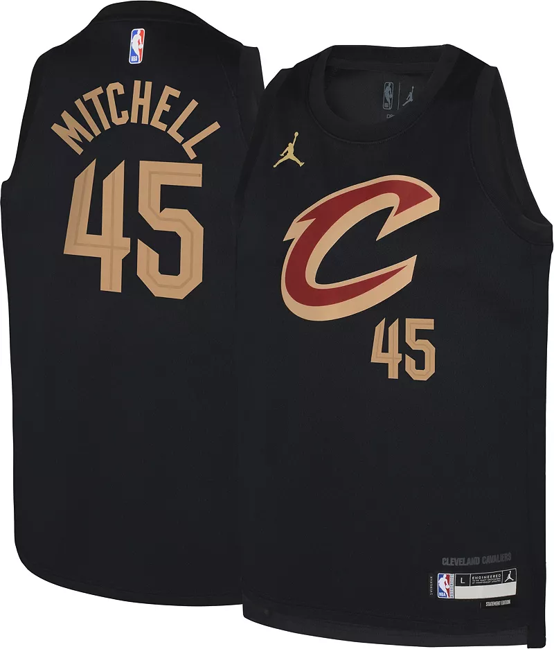 

Молодёжная майка Jordan Cleveland Cavaliers Donovan Mitchell # 45