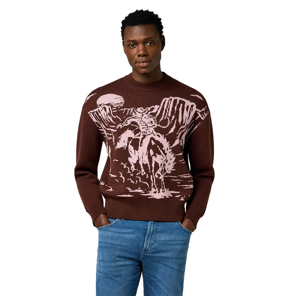 

Свитер Wrangler Cowboy Relaxed Fit, красный
