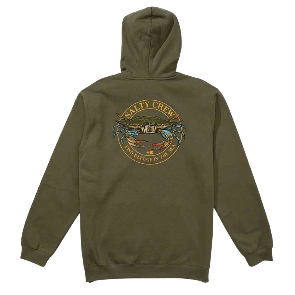 

Худи Salty Crew Jimmy fleece, зеленый
