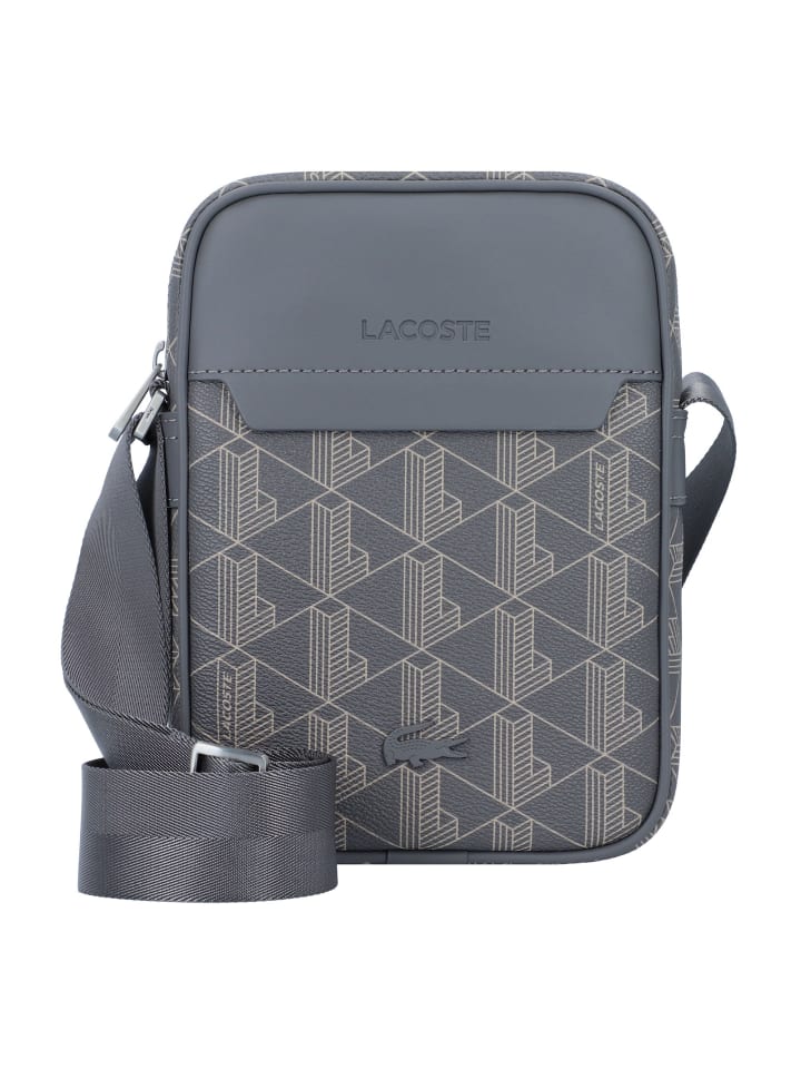 

Наплечная сумка Lacoste, цвет mono castlerock string