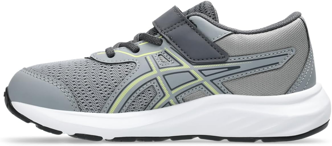 Кроссовки ASICS Boys Contend 9 Ps (для малышей/детей младшего возраста), Gravel/Citron — фото 4