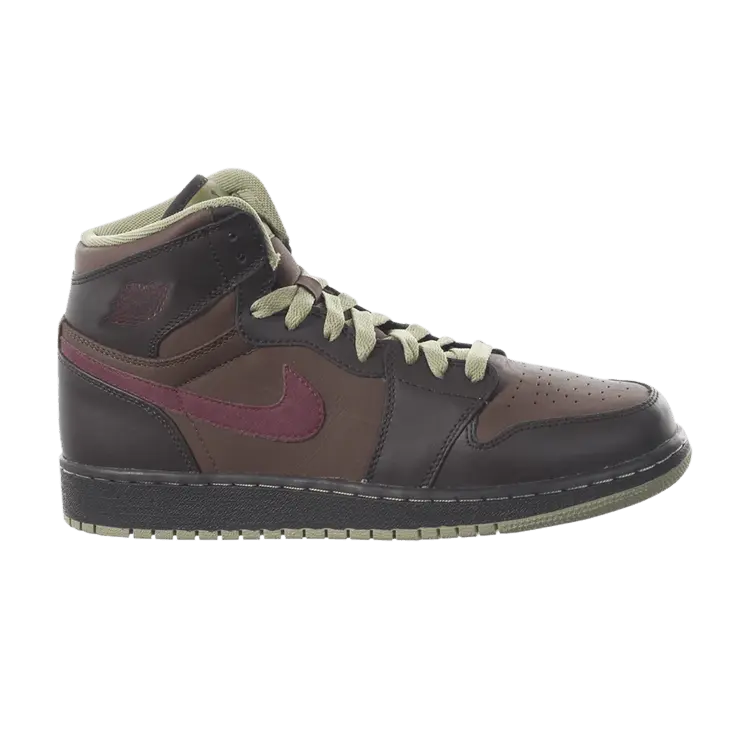 

Кроссовки Air Jordan Air Jordan 1 High Retro GS 'Velvet Brown', коричневый