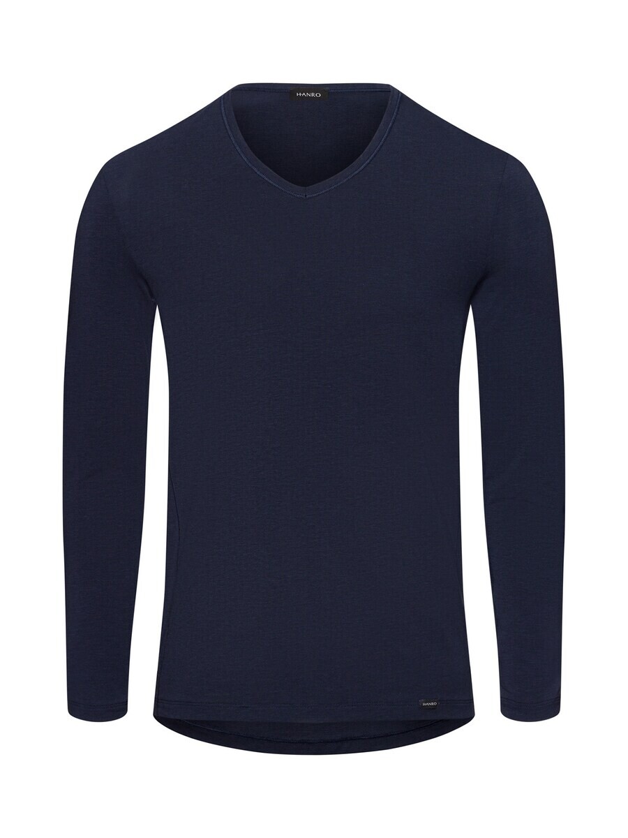 

Лонгслив Hanro Shirt Natural Function, темно-синий