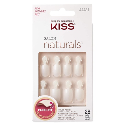 

Искусственные ногти с клеем Salon Naturals Double Take 28 Nails White — 32G, Kiss