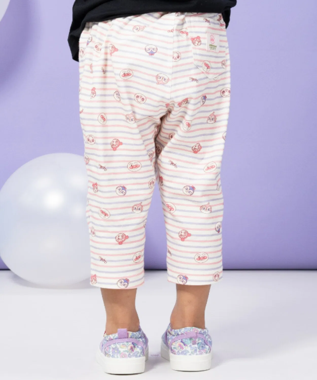 Леггинсы с принтом Anpanman Kids Collection 7/8 розовые — фото 2