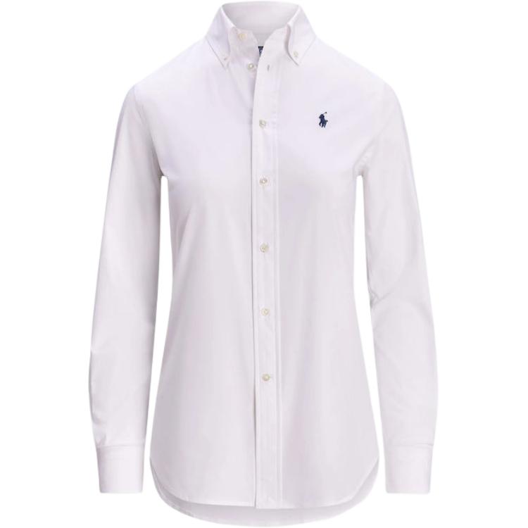 Свободная облегающая футболка Polo Ralph Lauren, белая — фото 2
