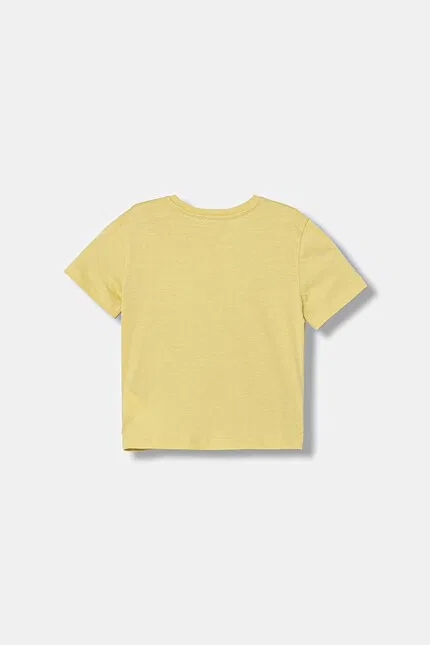 Футболка детская хлопковая United Colors of Benetton, зеленый — фото 2