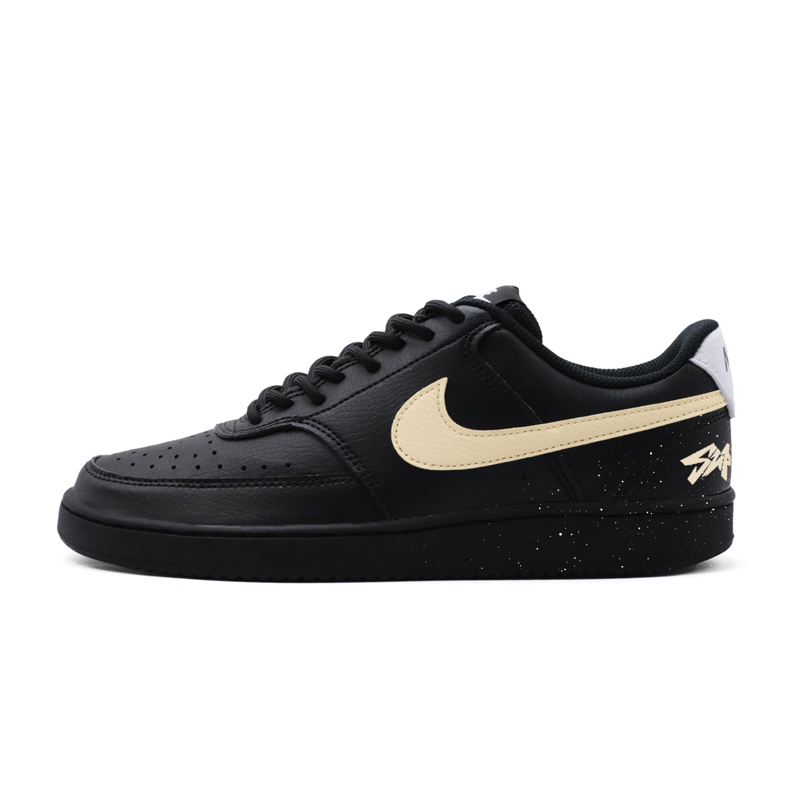 

Court Vision 1 Iridescent Abrasion Resistant низкие скейтборд кроссовки мужские beige Nike, бежевый
