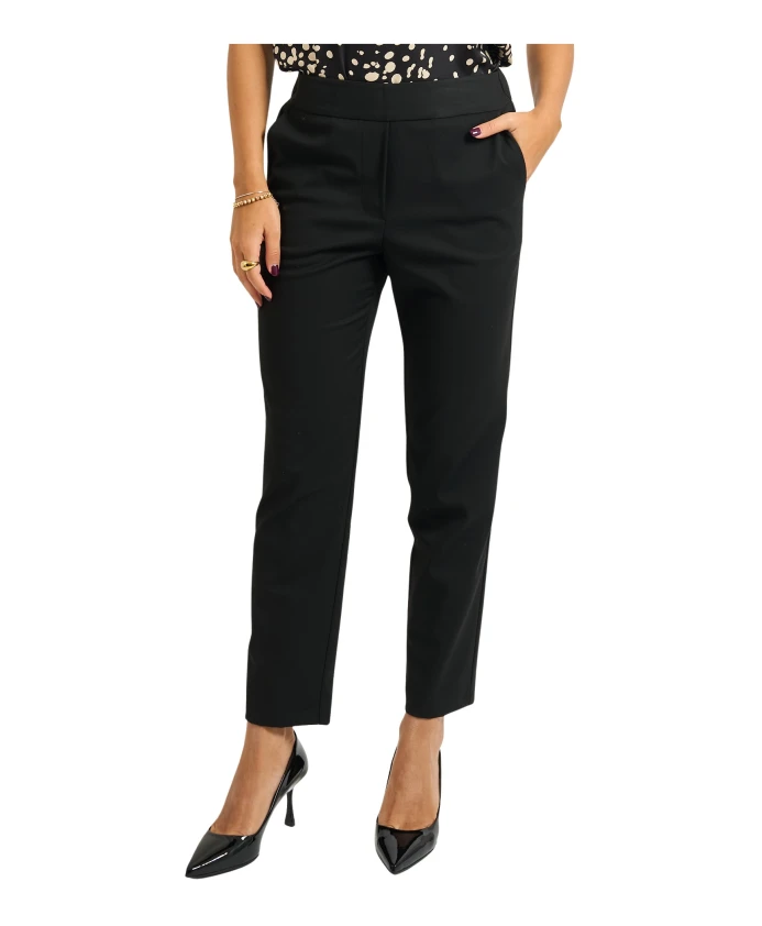 

Брюки с высокой талией Alessia Santi, черный