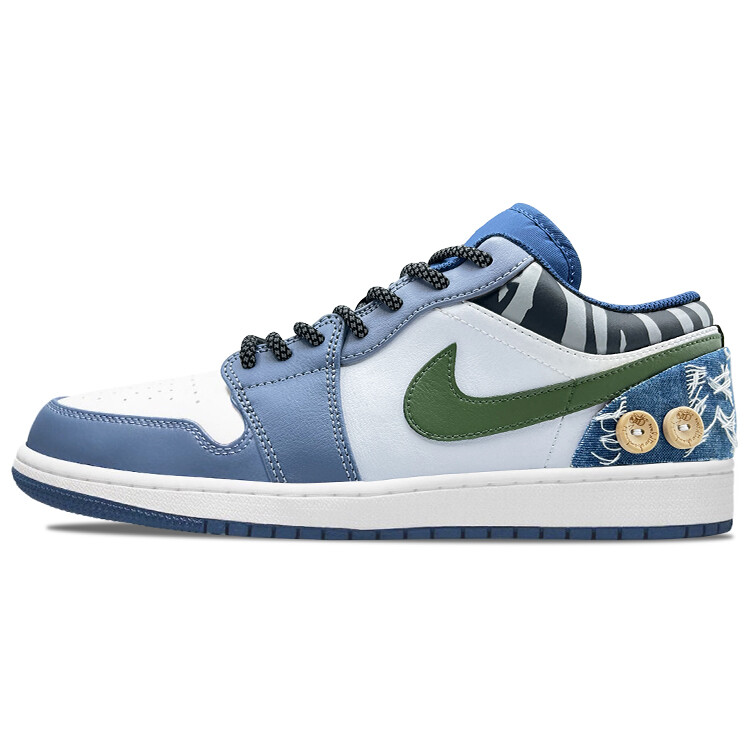 

Кроссовки Air Jordan 1 Vintage Basketball Shoes Men Low-top Blue/white, голубой, Синий, Кроссовки Air Jordan 1 Vintage Basketball Shoes Men Low-top Blue/white, голубой
