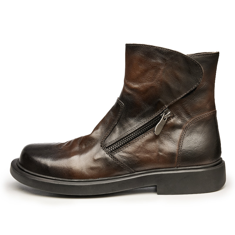 

LEYGMENLG Мужские зимние ботинки с меховой подкладкой кофейного цвета, цвет Coffee Fleece-Lined