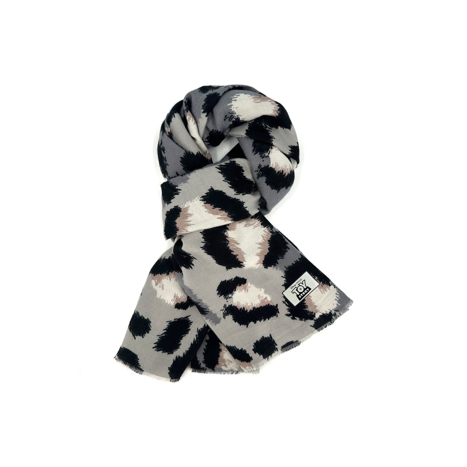 

Disney Полиэстеровый вязаный шарф унисекс, Black Gray Panther Print