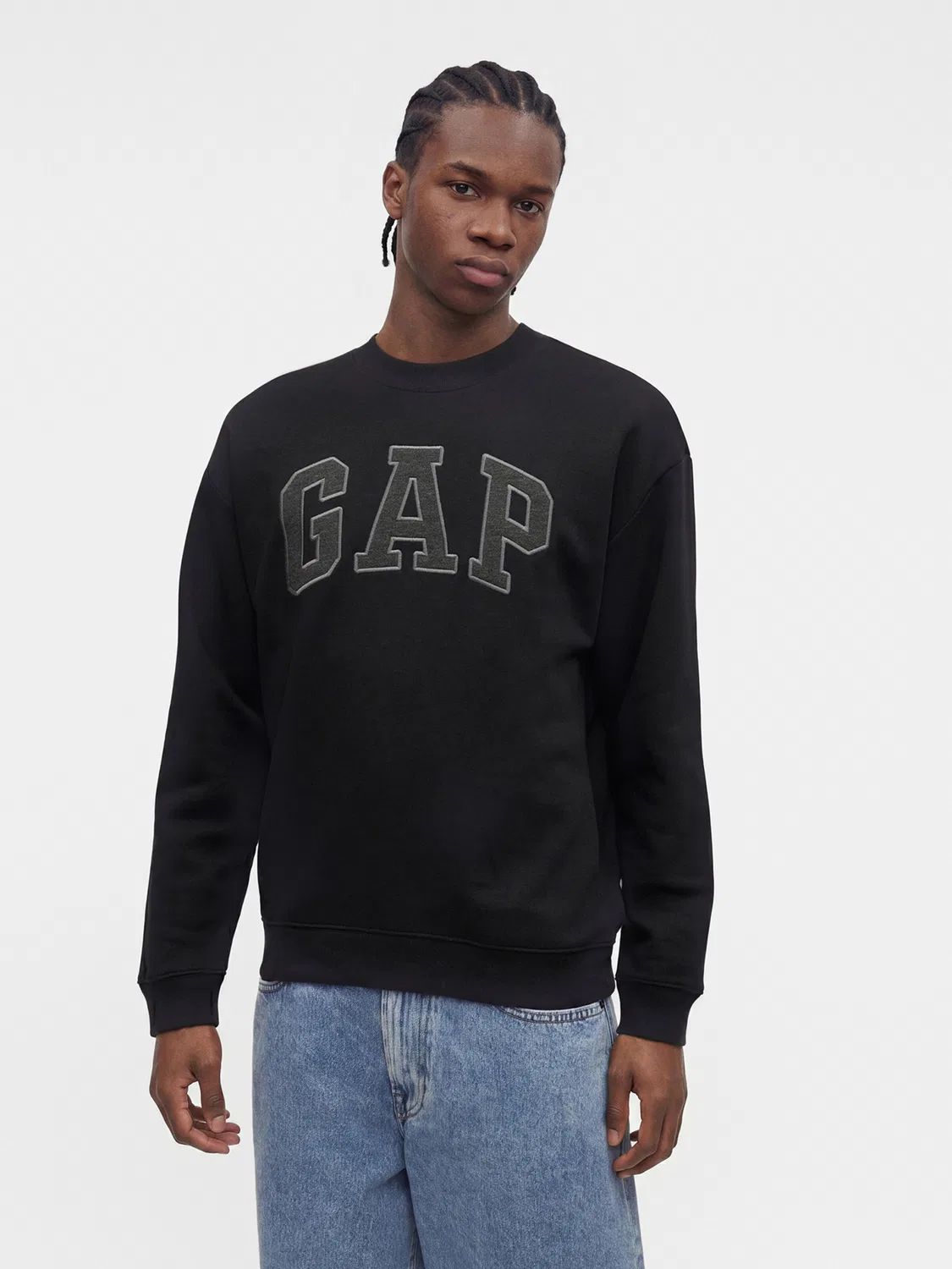 Толстовка Gap HERITAGE черного цвета — фото 3