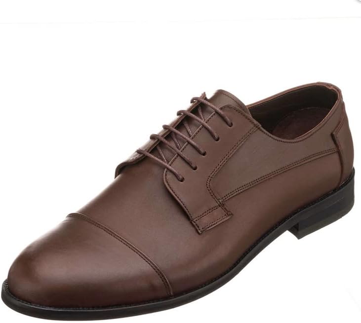 

Мужские коричневые кожаные туфли DALGALA большого размера с ручной отделкой Captoe для официального стиля