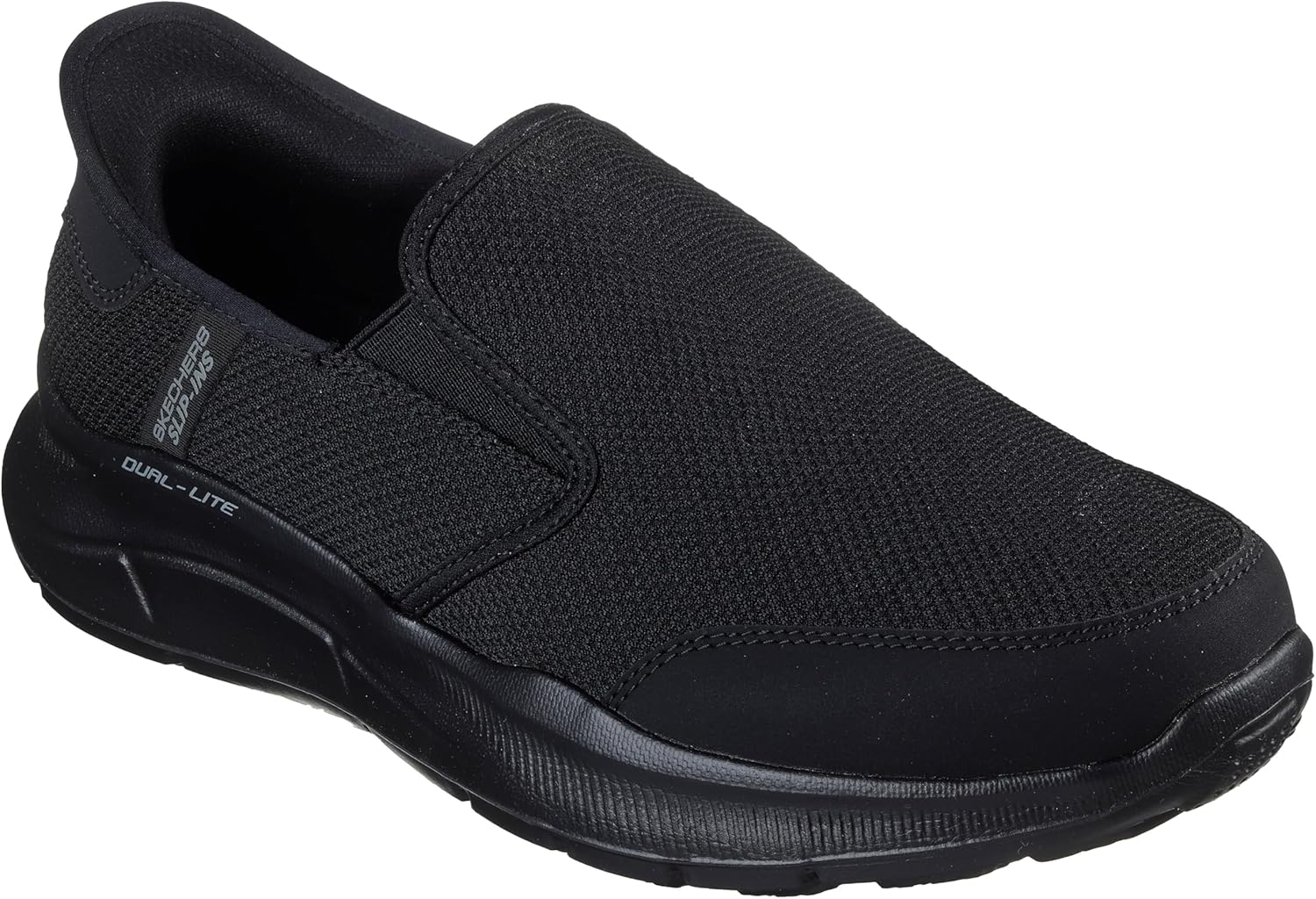 Мужские кроссовки Skechers Relaxed Fit Equalizer 5.0 без шнурков, черный — фото 4