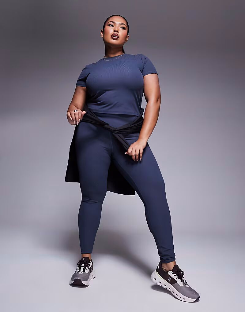 

Мягкая на ощупь футболка в рубчик, сине-серого цвета 4505, Серый, Мягкая на ощупь футболка в рубчик, сине-серого цвета 4505