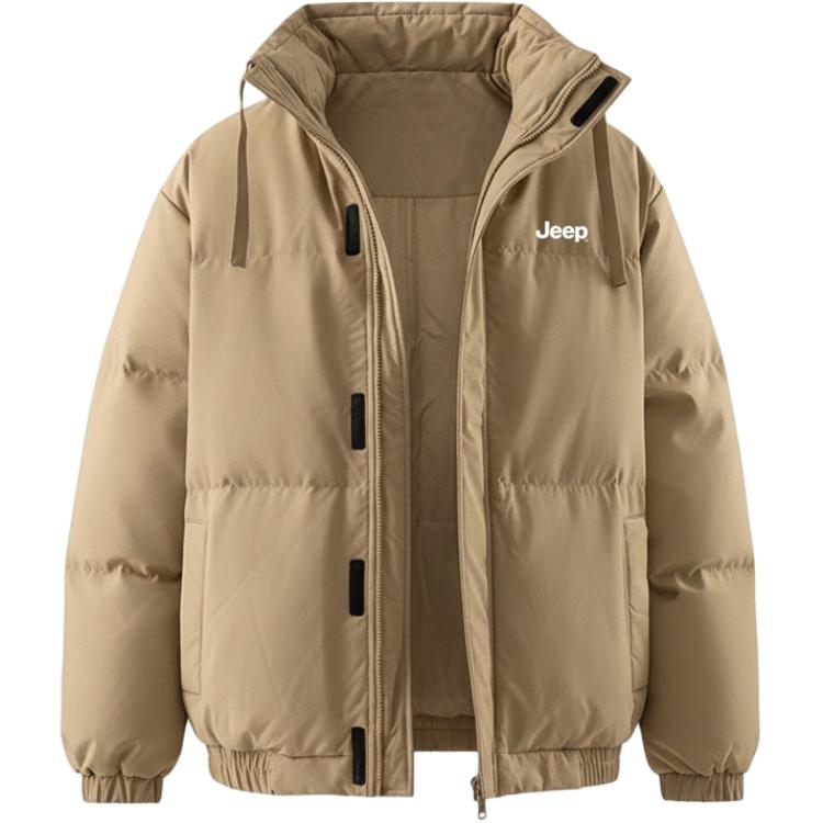 

Пуховик Unisex Stand Collar Thickened Jeep, caramel