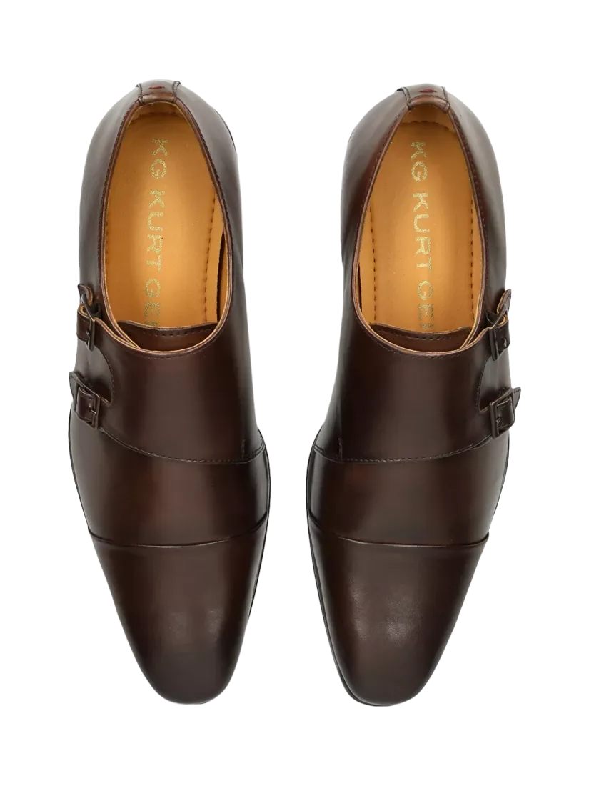 Туфли-монки Collins KG Kurt Geiger, Mid Brown — фото 3