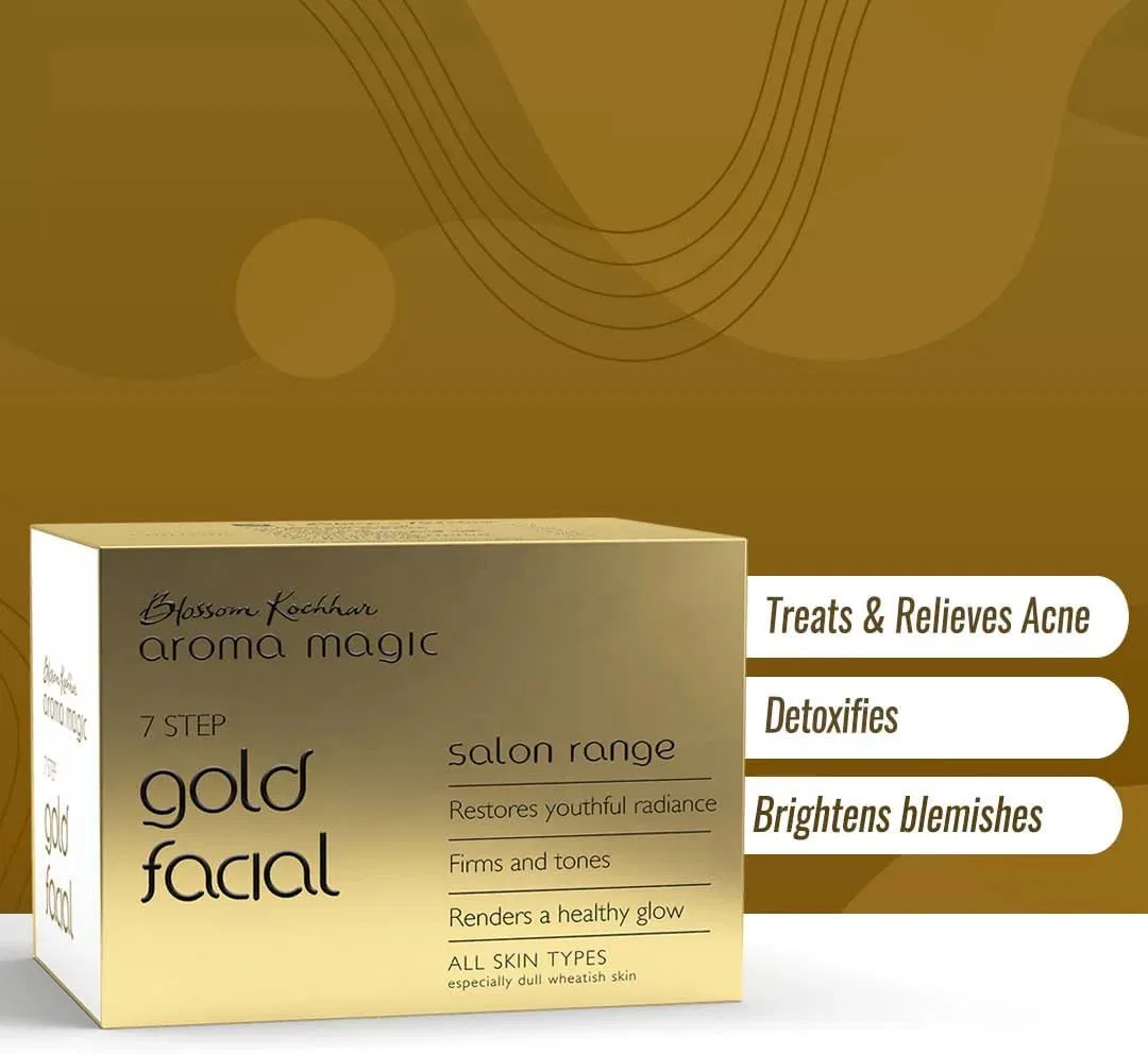 Набор для ухода за кожей Gold Facial Kit Aroma Magic 225 г — фото 2