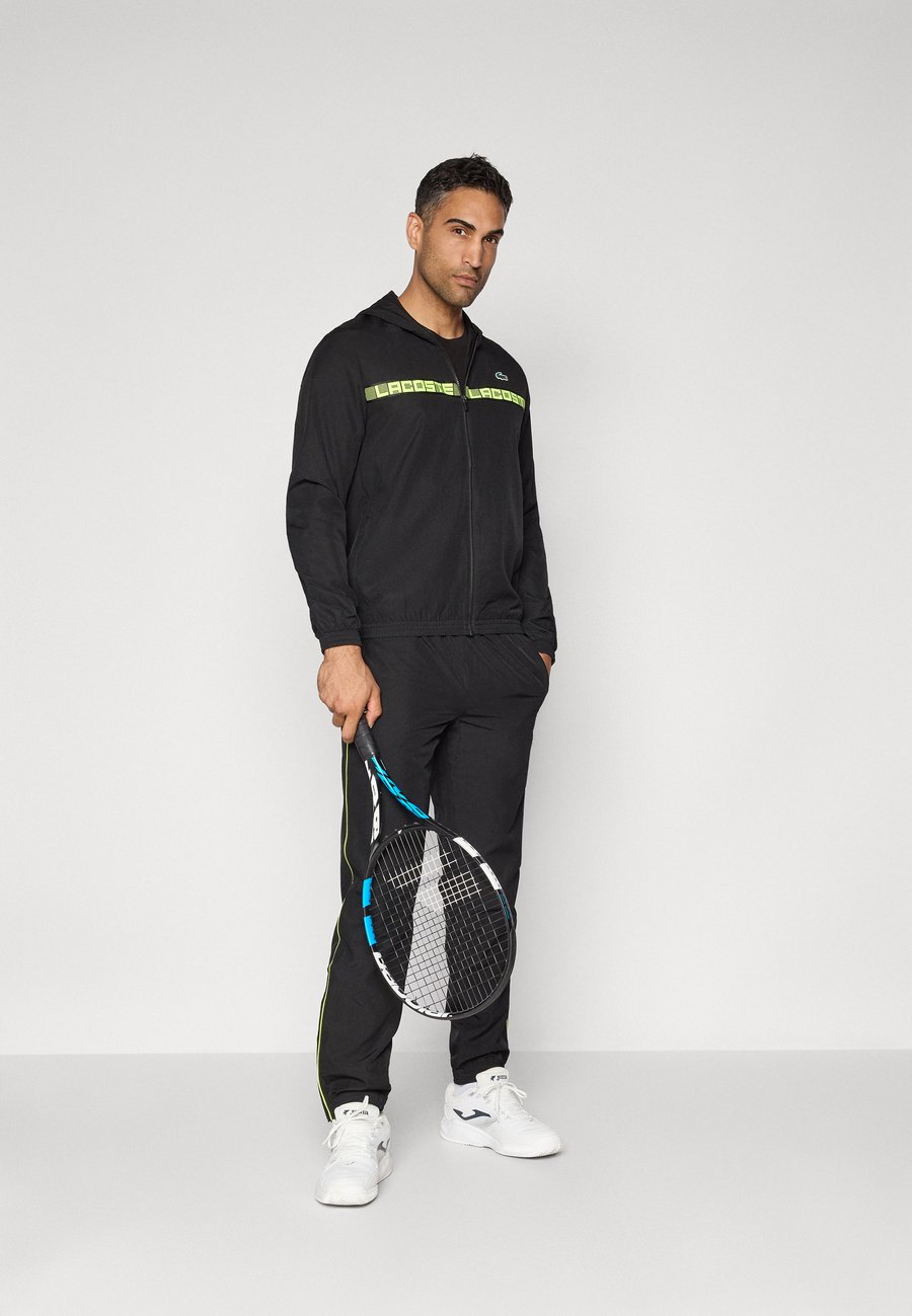 Спортивный костюм Lacoste Sport TENNIS TRACKSUIT HOODED SET, Black — фото 2