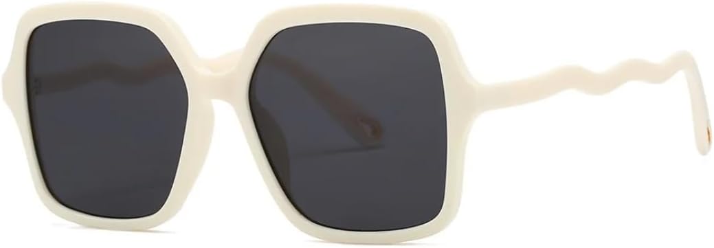 

Ретро-солнцезащитные очки для женщин и мужчин, роскошные, в большой оправе, с леопардовым градиентом, для путешествий, увеличенного размера, защита от УФ-излучения UV400 TVTBBVV, Beige