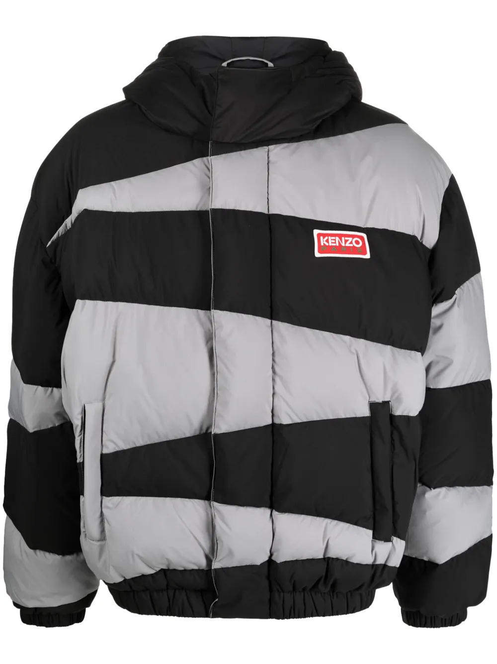 

Пуховик Dazzle Stripe KENZO, черный
