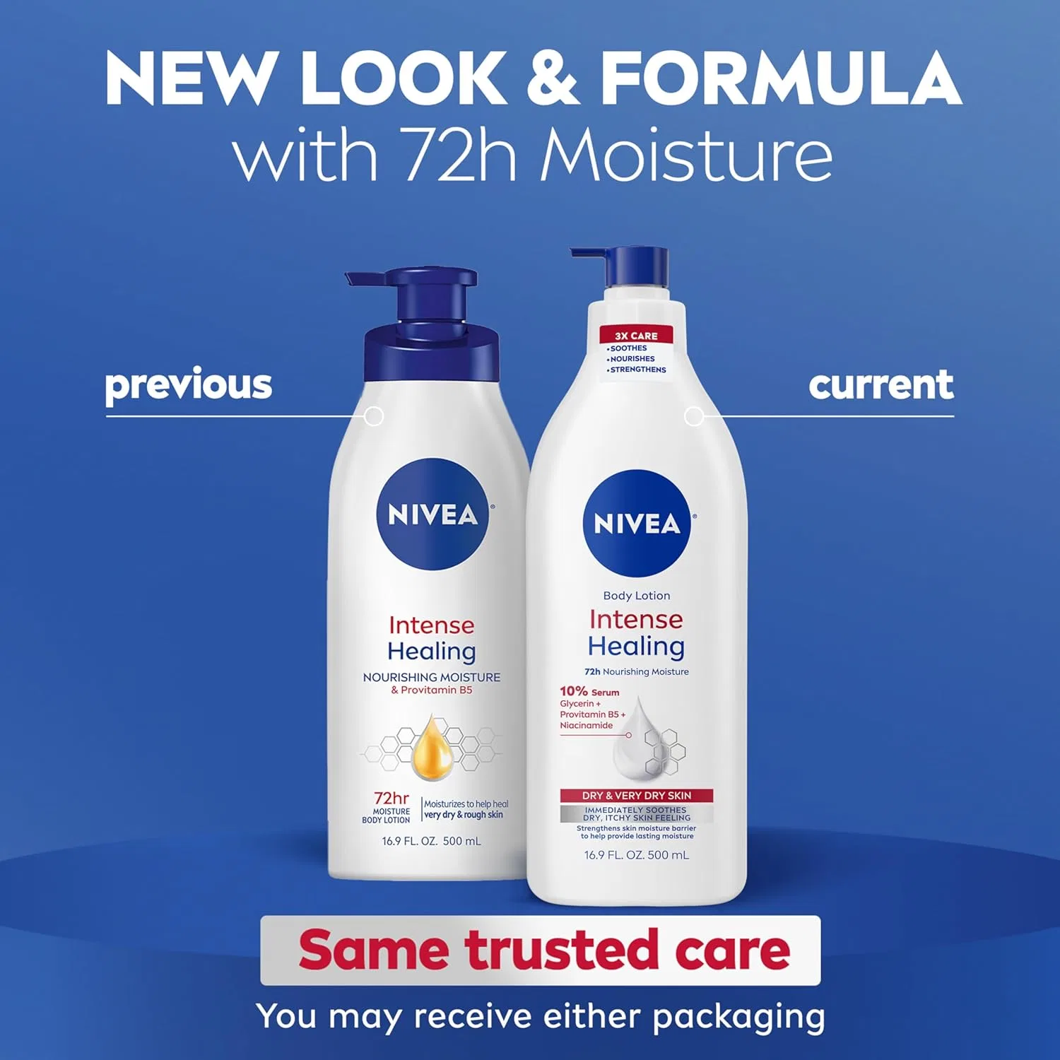 Лосьон для тела увлажняющий NIVEA Extended Moisture, 500 мл — фото 2