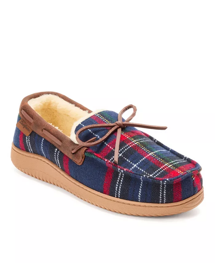 

Мужские домашние тапочки-мокасины Pierce из микрозамши Dearfoams, мультиколор