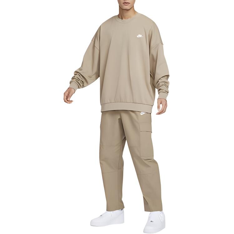 Клубная толстовка мужская хаки Nike, хаки — фото 3