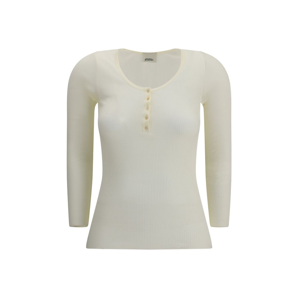 

Топ с длинным рукавом Isabel Marant, кремовый