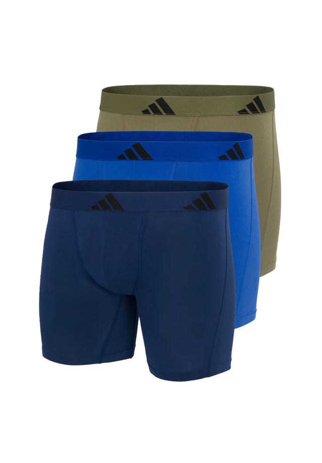 

Длинные шорты / брюки 3 шт. в упаковке активный гибкий хлопок Adidas, мультиколор