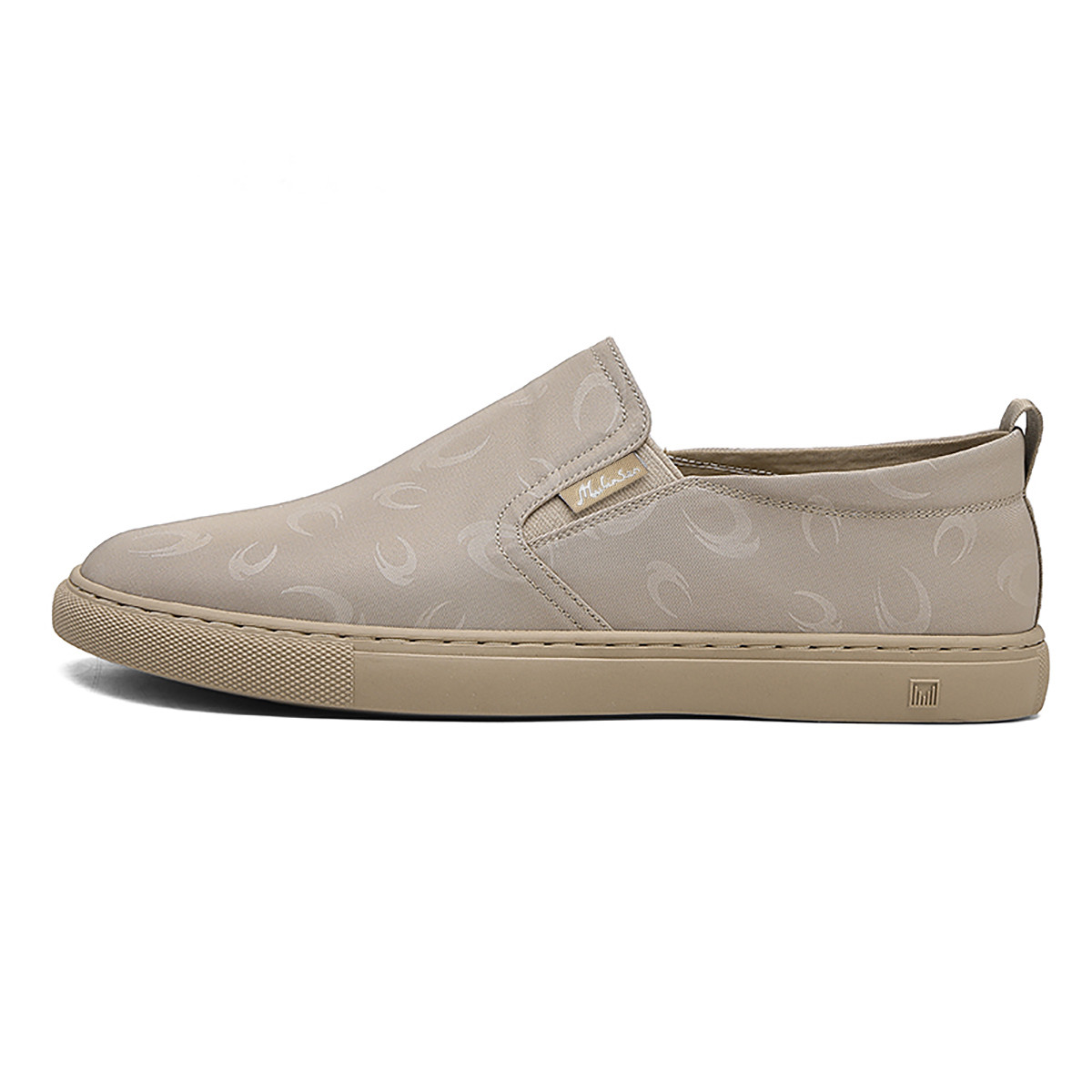 

Mulinsen Износостойкие дышащие мужские низкие кеды бежевые, цвет Beige