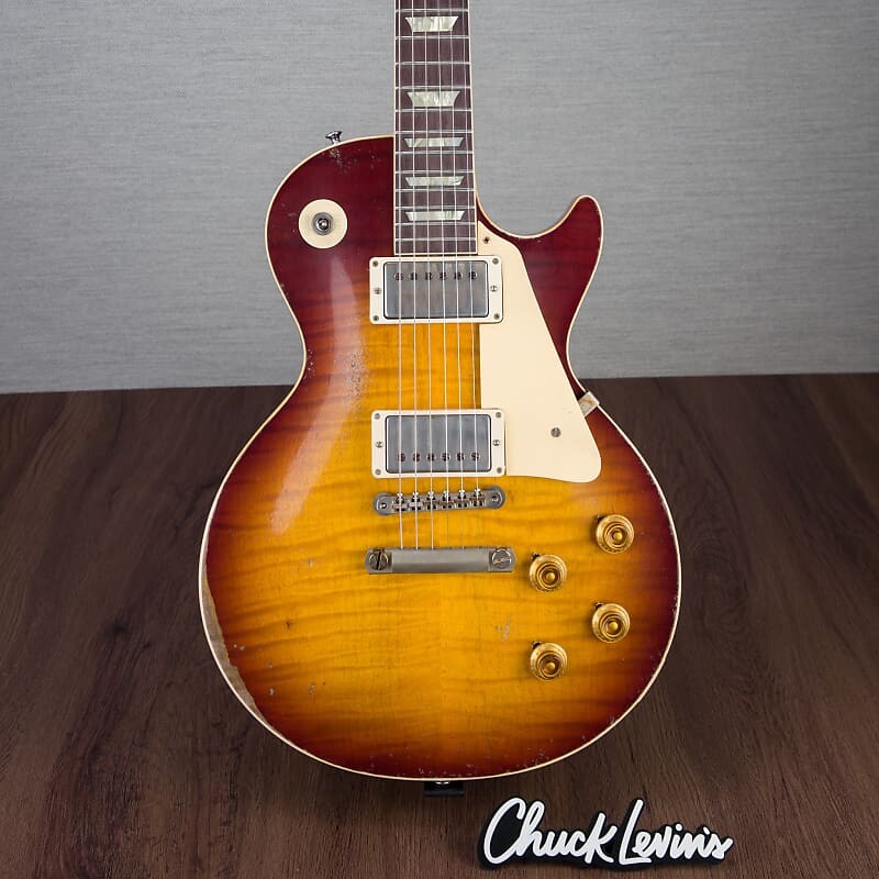 

Электрогитара Gibson Murphy Lab 1959 Les Paul Standard - Ultra Heavy Aged Iced Tea Burst - CHUCKSCLUSIVE - #93230