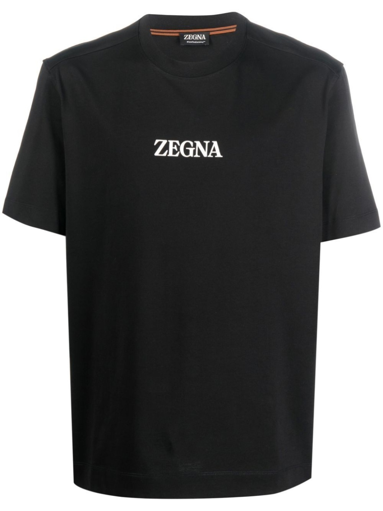 

Zegna футболка с логотипом, черный